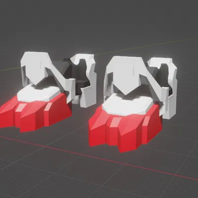 Chân và Bàn Chân Chi Tiết Cho Gundam Barbatos Dummy 13 (STL)