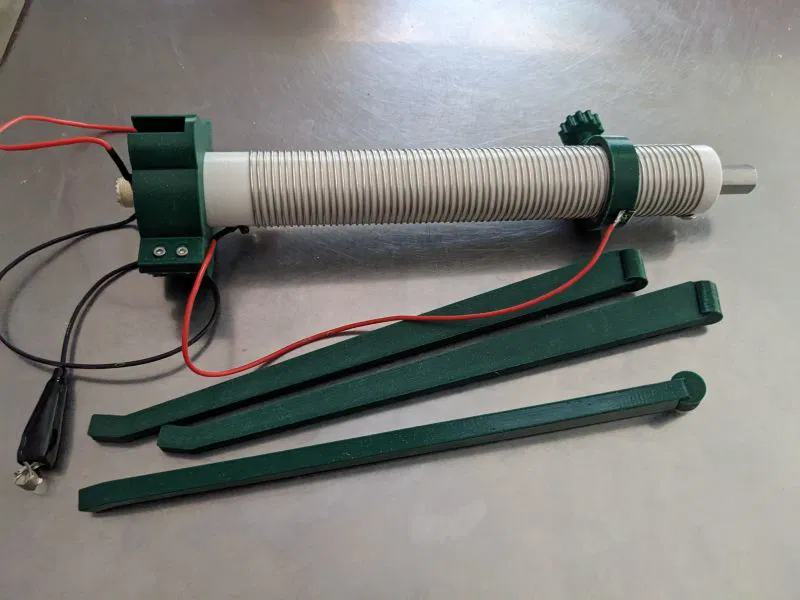 Antenna dọc portable dùng loading coil 26uH (đế tripod) - Image 1