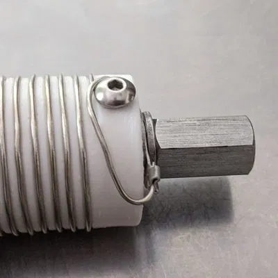 Antenna dọc portable dùng loading coil 26uH (đế tripod)