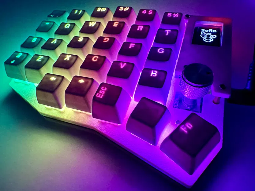 Case Sofle Pico (Sofle Pico Case) – Sandwich 3mm + Nắp Monoblock - Image 1