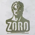 Mô Hình 2D Zoro One Piece - Trang Trí Độc Đáo - Thumbnail 1