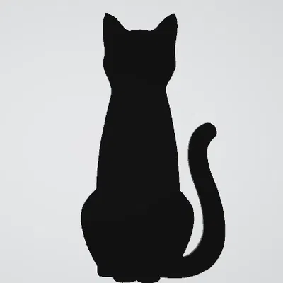 Móc Treo Chìa Khóa Hình Mèo Ngồi Độc Đáo