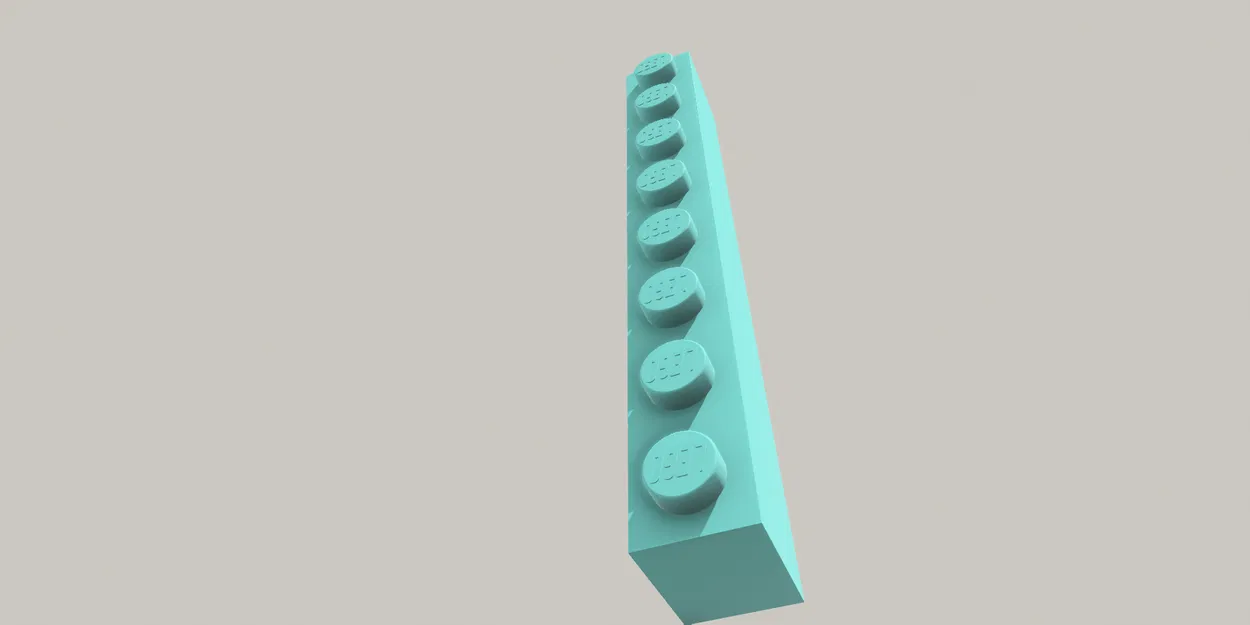LEGO - Compatible Brick 1x8 - Image 1