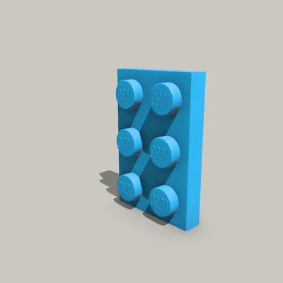 LEGO - Compatible Plate 2x3