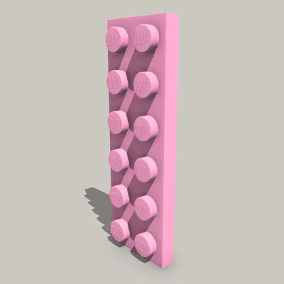 LEGO - Compatible Plate 2x6