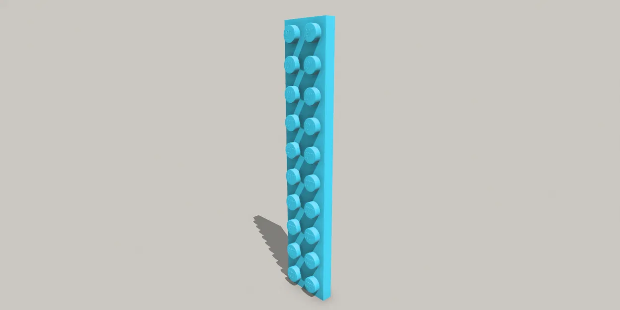 LEGO - Compatible Plate 2x10 - Image 1