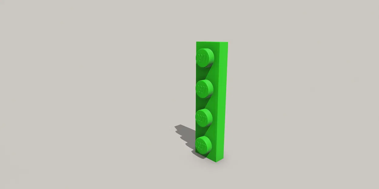 LEGO - Compatible Plate 1x4 - Image 1