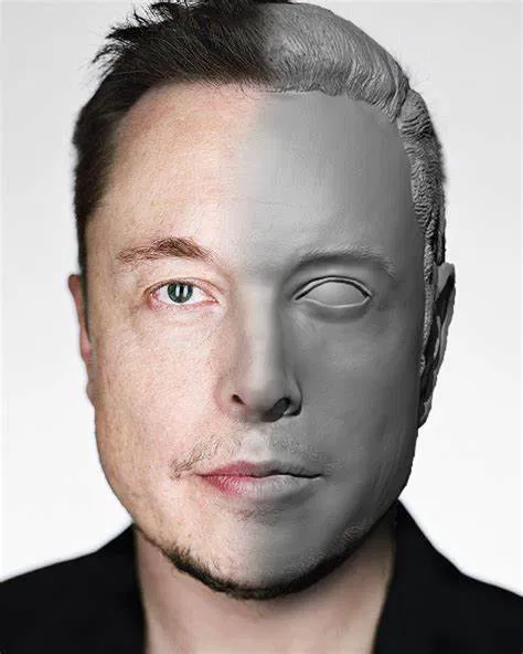 Đầu Elon Musk 3D Cho Mô Hình Dummy 13/Lucky 13 - Image 1