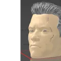 Đầu Terminator Arnold 3D cho Mô hình Dummy13/Lucky 13 - Thumbnail 2