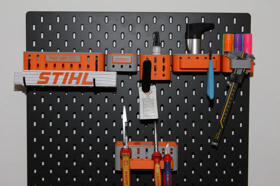 Bộ Skadis Box collection – hộp lưu trữ SKÅDIS xếp chồng, tuỳ biến nhãn - Image 5