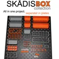 Bộ Skadis Box collection – hộp lưu trữ SKÅDIS xếp chồng, tuỳ biến nhãn - Thumbnail 8
