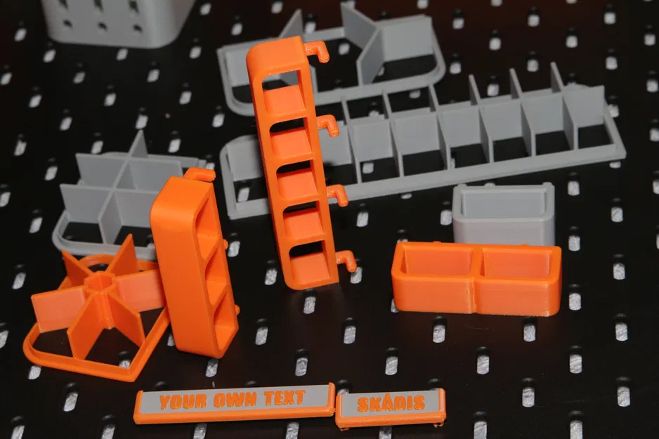 Bộ Skadis Box collection – hộp lưu trữ SKÅDIS xếp chồng, tuỳ biến nhãn - Image 12