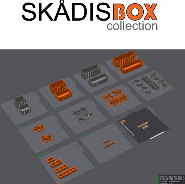 Bộ Skadis Box collection – hộp lưu trữ SKÅDIS xếp chồng, tuỳ biến nhãn - Image 17