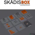 Bộ Skadis Box collection – hộp lưu trữ SKÅDIS xếp chồng, tuỳ biến nhãn - Thumbnail 17
