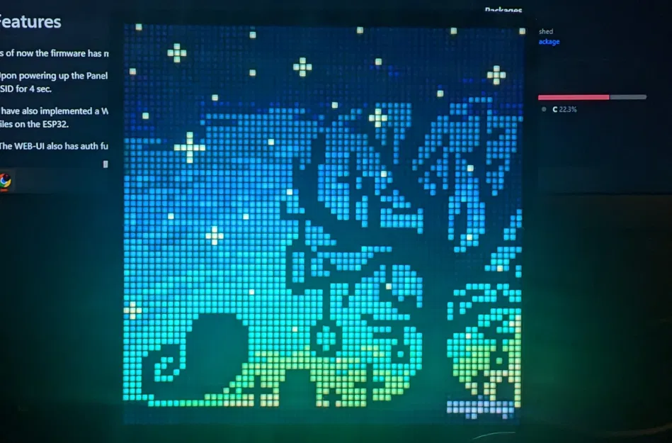 Vỏ hiển thị Pixel Art HUB75 - Image 1