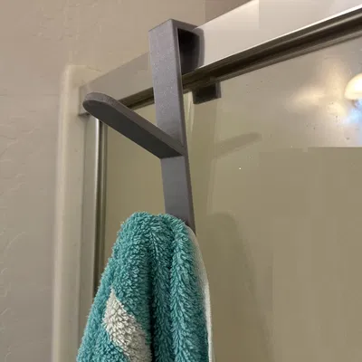 Móc treo khăn, áo choàng sau cửa kính phòng tắm