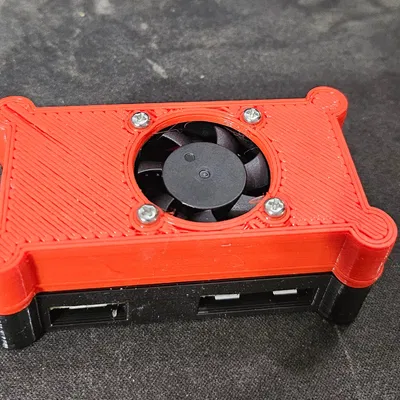 Vỏ Raspberry Pi Zero 2 W Có Quạt (Fan) 30mm & Lỗ Gắn Nam Châm