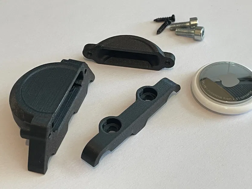 Ngàm gắn Air Tag cho xe đạp trên thanh ray yên (Air Tag bike saddle rail mount) - Image 8