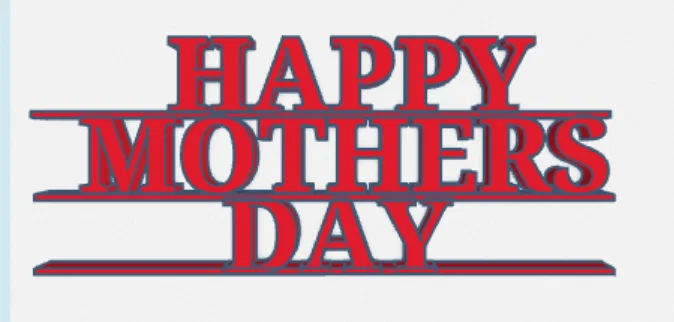 Quà tặng 3D "Happy Mother's Day" ý nghĩa cho Mẹ - Image 1