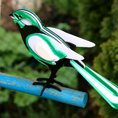 Kit Card Xếp Hình Chim Trang Trí 3D