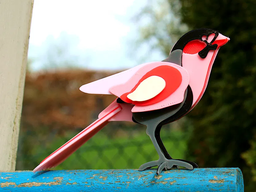 Kit Card Xếp Hình Chim Trang Trí 3D - Image 5