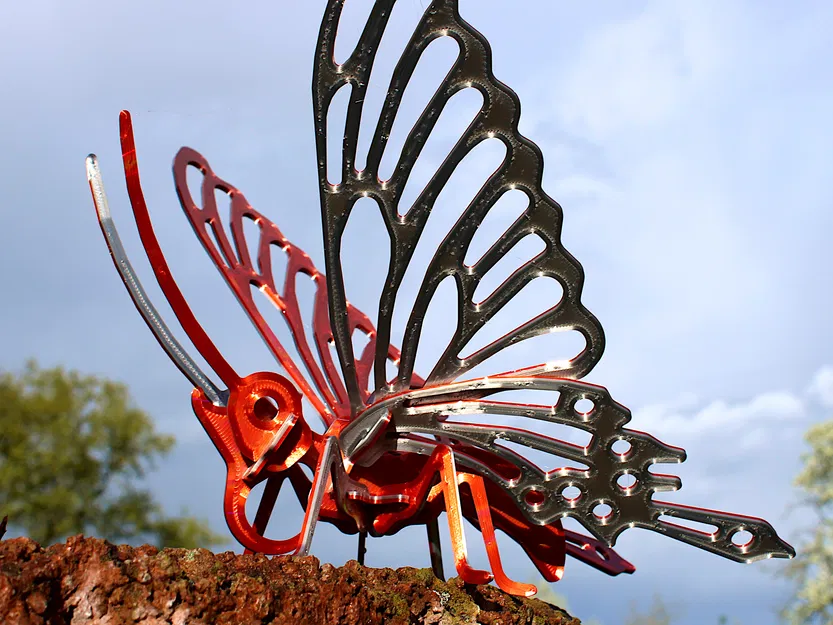 Puzzle 3D Hình Bươm Bướm Dùng Trang Trí - Image 1