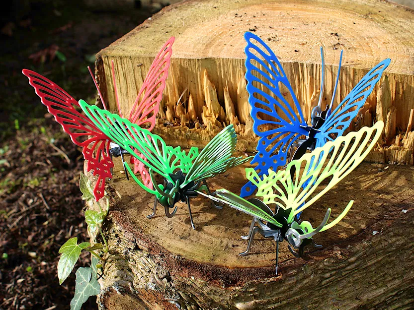 Puzzle 3D Hình Bươm Bướm Dùng Trang Trí - Image 2