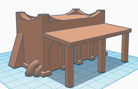 Mô Hình Nhà Cổ Star Wars Legion Theo Phong Cách Tatooine - Image 1