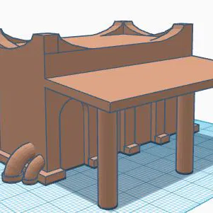 Mô Hình Nhà Cổ Star Wars Legion Theo Phong Cách Tatooine