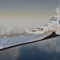 Thiết giáp hạm Pháp Gascogne WW2 (French Battleship Gascogne WW2 Warship) - Thumbnail 1