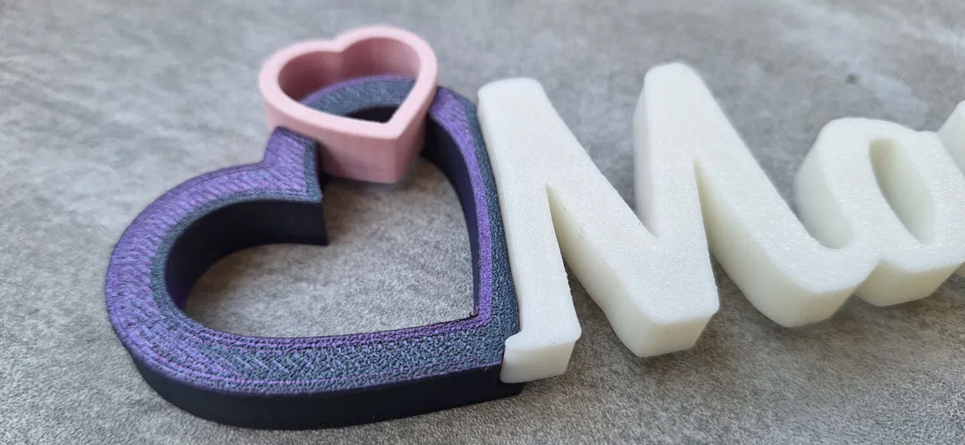 Mama Herz – Dựng chữ Mama kèm trái tim - Image 2