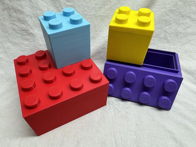 Hộp lưu trữ Lego xếp chồng (Stackable Lego Storage Containers) - Image 1