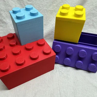 Hộp lưu trữ Lego xếp chồng (Stackable Lego Storage Containers)
