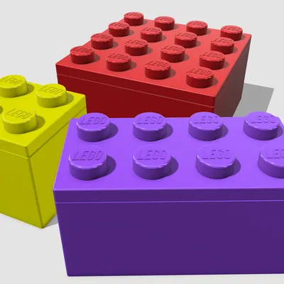 Hộp lưu trữ Lego xếp chồng (Stackable Lego Storage Containers)
