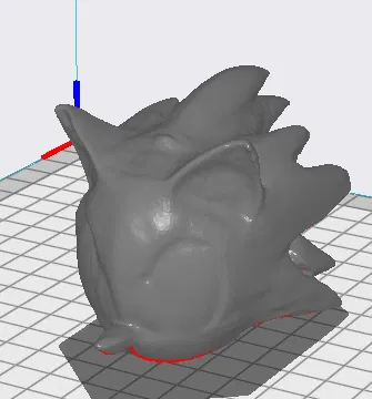 Mô hình đầu Sonic 3D - Trang trí và Quà tặng độc đáo - Image 1