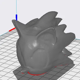 Mô hình đầu Sonic 3D - Trang trí và Quà tặng độc đáo