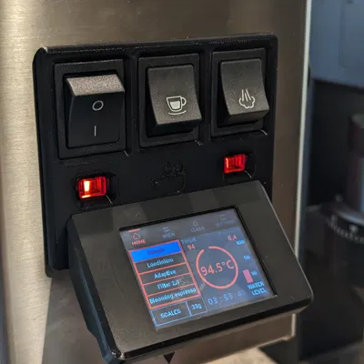 GCP(evo) LCD Front Mount – Giá gắn LCD Nextion 2.4" cho Gaggia Classic EVO Pro