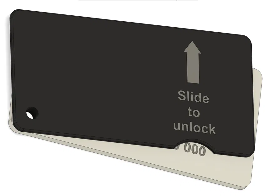 Luggage Tag Fusion360 - Image 1