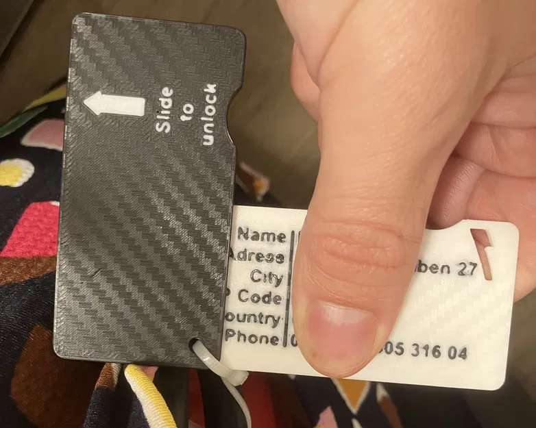 Luggage Tag Fusion360 - Image 4