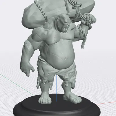 Mô Hình Ogre Vác Đá Khổng Lồ - Dân Fantasy Không Thể Bỏ Lỡ