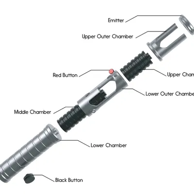 Mô Hình Lightsaber Quinlan Vos Cho Fan Star Wars