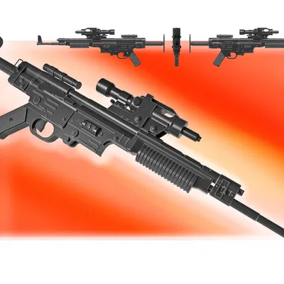 A280C – Blaster (Battlefront 2) để in 3D