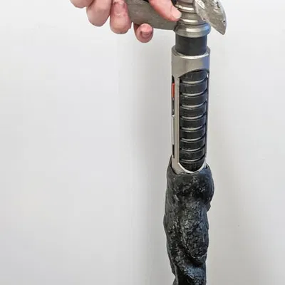 Maul's Lightsaber (Rebels) kèm gậy chống – file STL