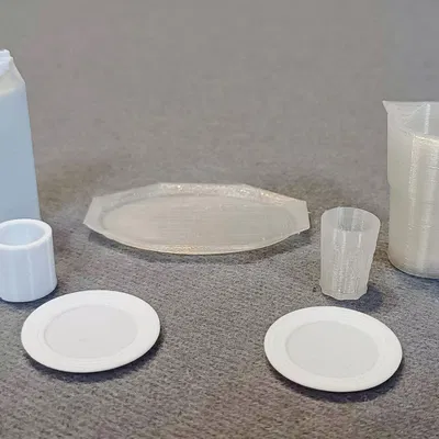 Bộ Phụ Kiện Búp Bê Barbie - Bộ Sưu Tập Ăn Uống Sang Chảnh