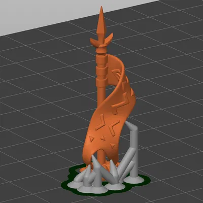 Frosthaven Summons: Banner of Strength – Mẫu proxy để in 3D