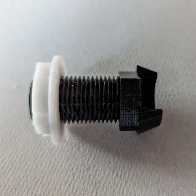 Bushing & nut tay gạt xả bồn cầu Kohler (ren ngược) - Image 1