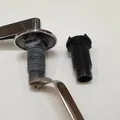 Bushing & nut tay gạt xả bồn cầu Kohler (ren ngược) - Thumbnail 4