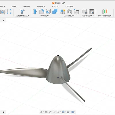 Cánh Quạt Máy Bay Mô Hình 3D Độc Đáo