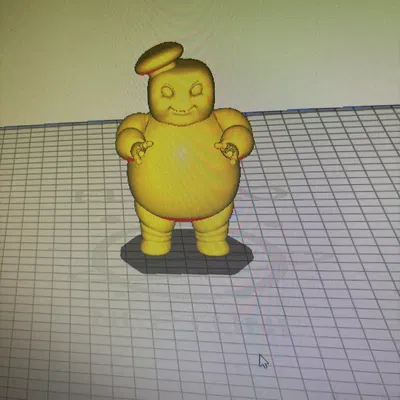 Mô Hình 3D Mini Stay Puft Dễ Thương - Trang Trí Độc Đáo