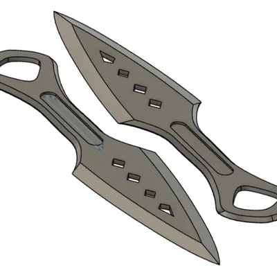 Mô Hình Dao Găm Wraith Kunai 3D - Đồ Chơi/Cosplay Apex Legends